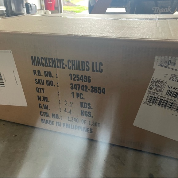 NWT Mackenzie Child Checkmate Wreath - Picture 8 of 10